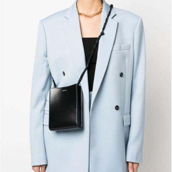 Jil Sander Sleek Black Crossbody Bag - Picture 2 of 7